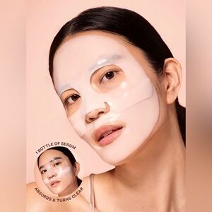 PEACH & LILY GLASS SKIN GINSENG COLLAGEN MASK x 6 INDIVIDUAL - BRAND NEW!
